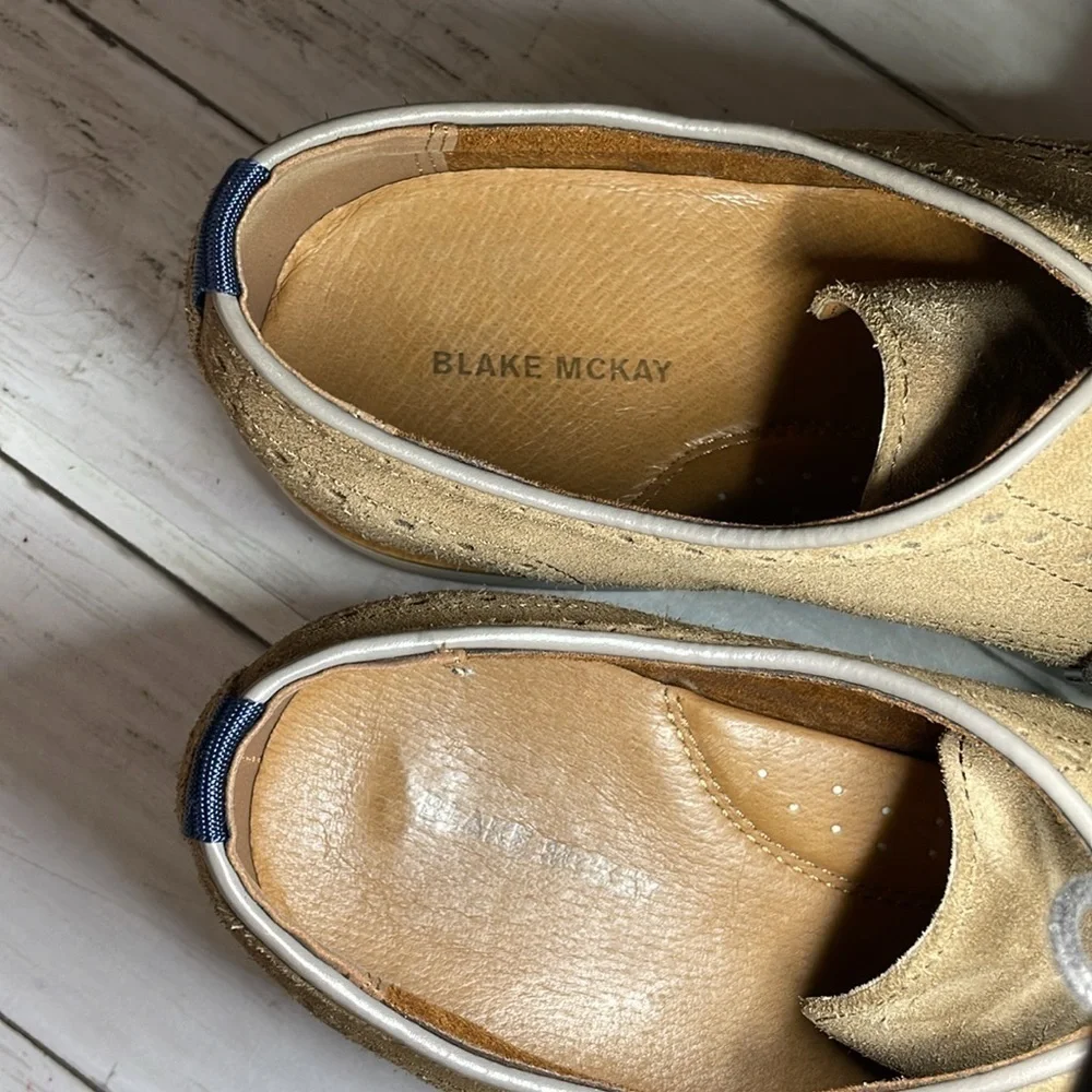 Blake Mckay Brown Carson Suede Wingtip Oxford